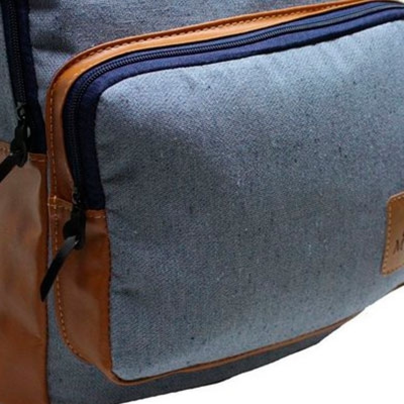 Mochila Casual Azul Feijó - Mochila Casual para Homem